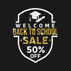 Super Back to School Sale design