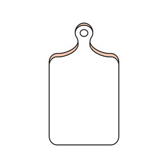 Kitchen table isolated