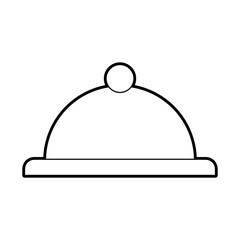 tray server isolated icon vector illustration design