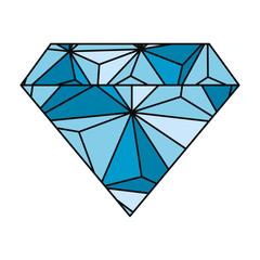 Diamond luxury isolated