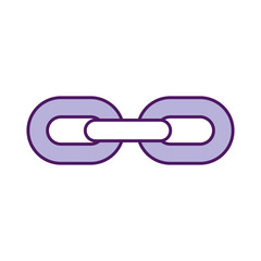 chain metal isolated icon