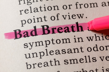definition of Bad Breath
