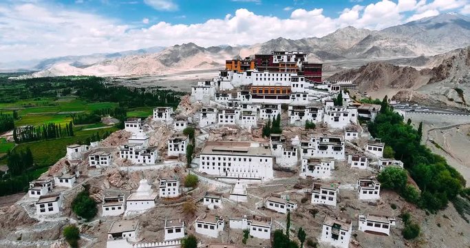 Thiksay Gompa or Thiksay Monastery is a gompa affiliated with the Gelug sect of Tibetan Buddhism. 