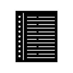 notebook leaf isolated icon