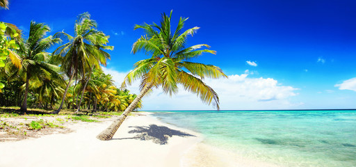Schöner Strand im Paradies
