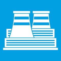 Power station icon white