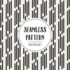 Abstract concept vector monochrome geometric pattern. Black and white minimal background. Creative illustration template. Seamless stylish texture. For wallpaper, surface, web design, textile, decor.