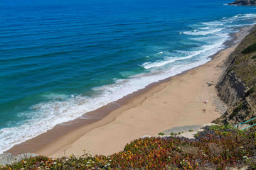 Aguda beach in Magoito, Portugal.