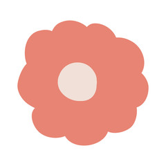 white background with colorful silhouette of flower in closeup