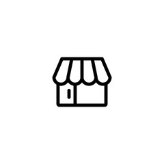 store line black icon
