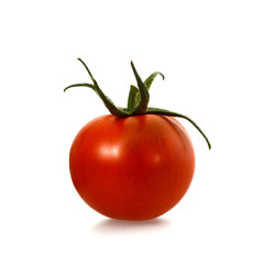 Fresh tomato isolated on white background
