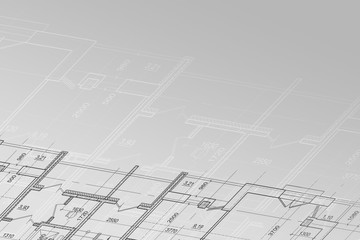 Background of architectural drawing