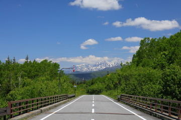 Landscape of Biei Hokkaido Japan