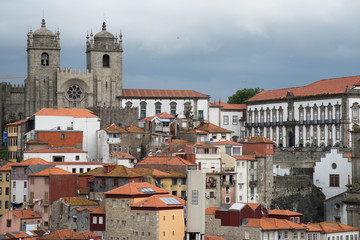 Porto Cathedral and roof top view