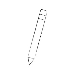 pencil school isolated icon