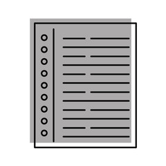 notebook leaf isolated icon