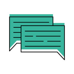 speech bubble isolated icon