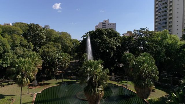 Aerial View of Ribeirao Preto city in Sao Paulo, Brazil