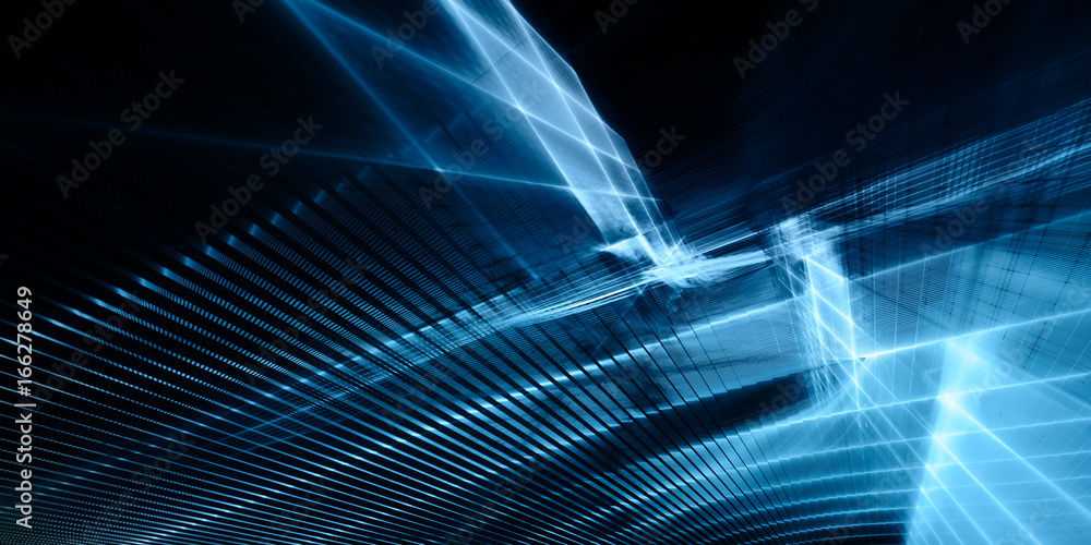Poster abstract background element. fractal graphics series. three-dimensional composition of repeating gri