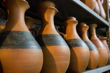 jarrones de barro