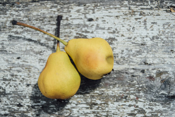 Yellow pears