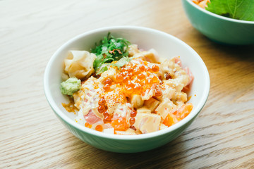 Sashimi rice bowl