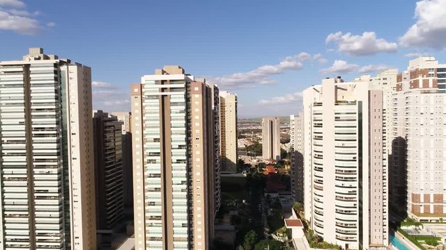 Aerial View of Ribeirao Preto city in Sao Paulo, Brazil