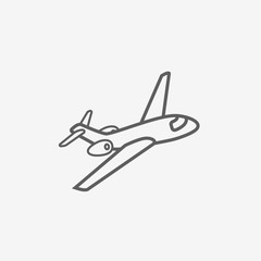 Plane modern icon