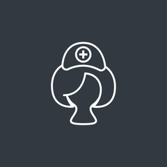 Nurse modern icon