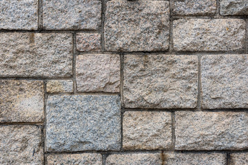 Granite tectured and block wall, Abstact background