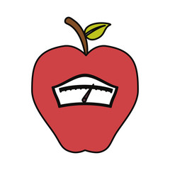 Apple fruit isolated