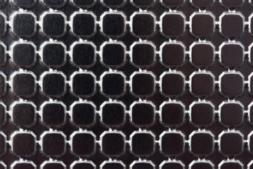 Square tiles design on metal background