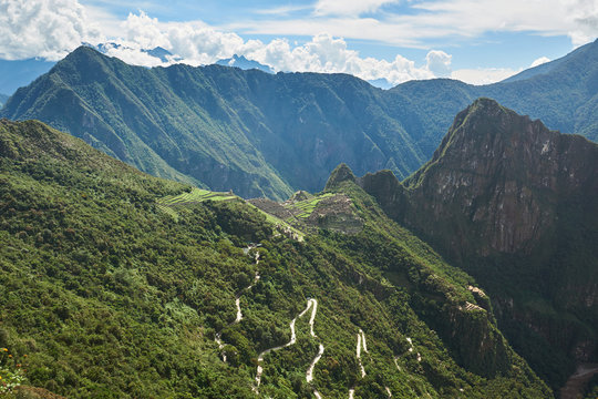 Machu Picchu mountain landscape