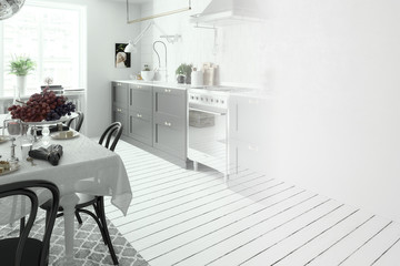 Modern Kitchen Arrangement (design)