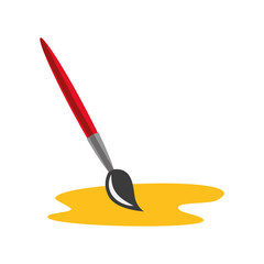 paint brush isolated icon