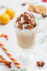 hot chocolate with marshmallow