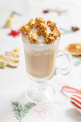 hot chocolate with marshmallow