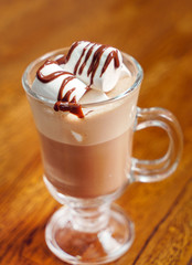 hot chocolate with marshmallow