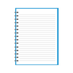 notebook school isolated icon