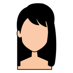 beautiful woman shirtless avatar character