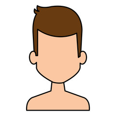 young man shirtless avatar character