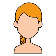 beautiful woman shirtless avatar character
