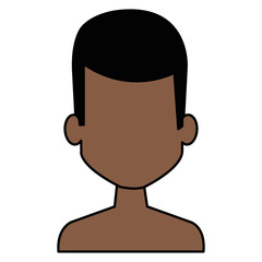 black young man avatar character