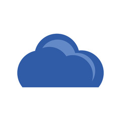 Cloud weather symbol