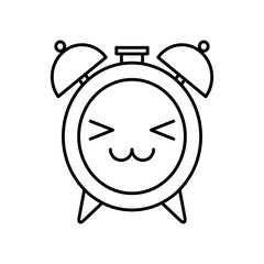 alarm clock kawaii character
