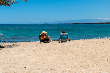 ハワイ島のビーチ