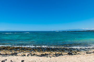Fototapeta na wymiar ハワイ島のビーチ