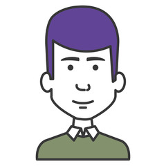 young man avatar character