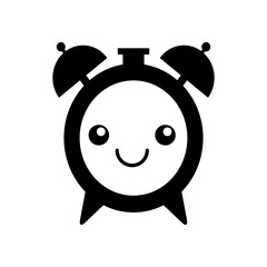 alarm clock kawaii character