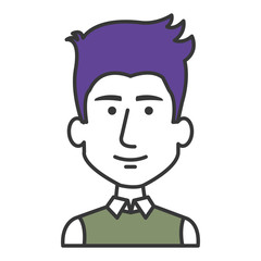 young man avatar character